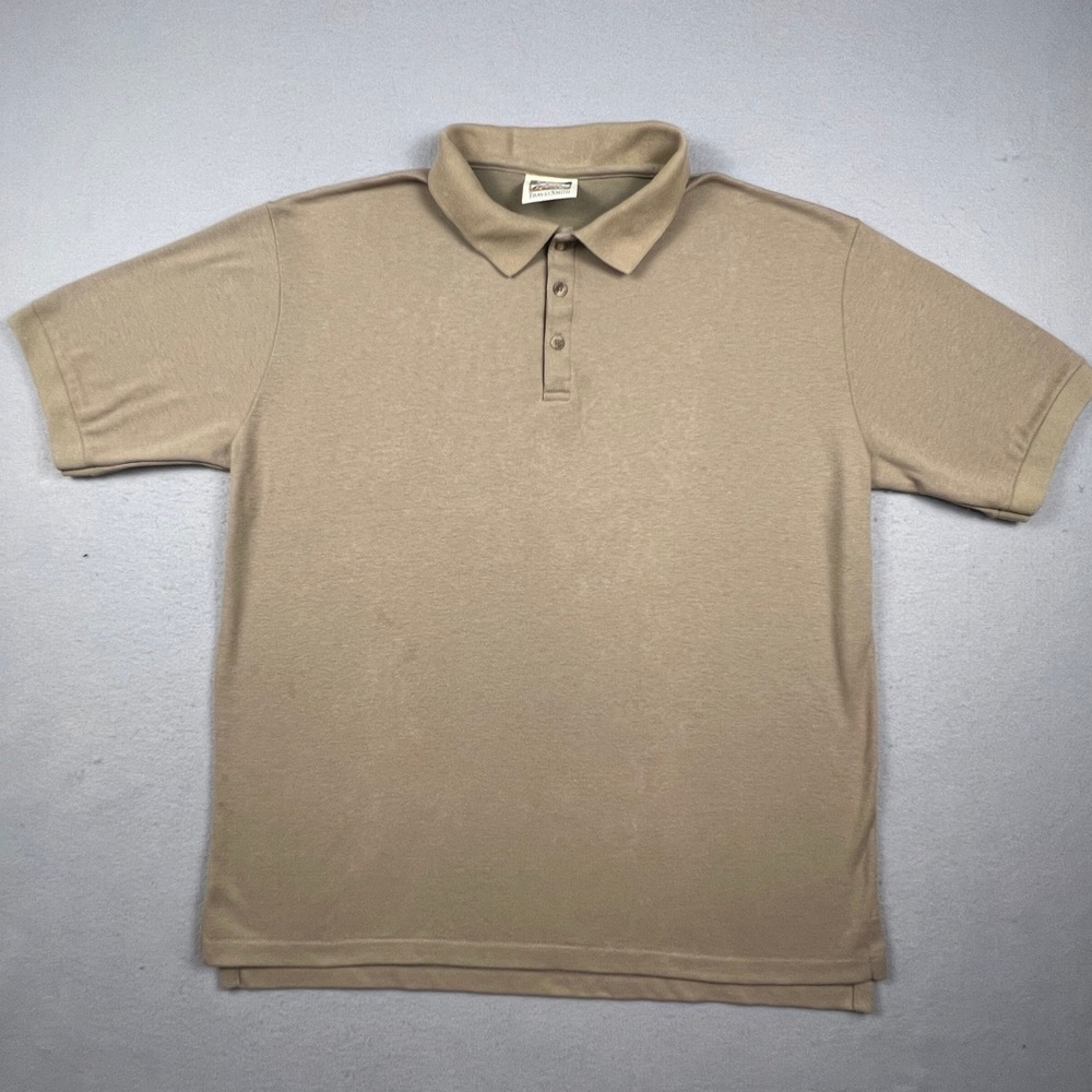 TravelSmith‎ Polo Shirt Mens XL Coolmax Cotton Blend Travel Casual Made in USA